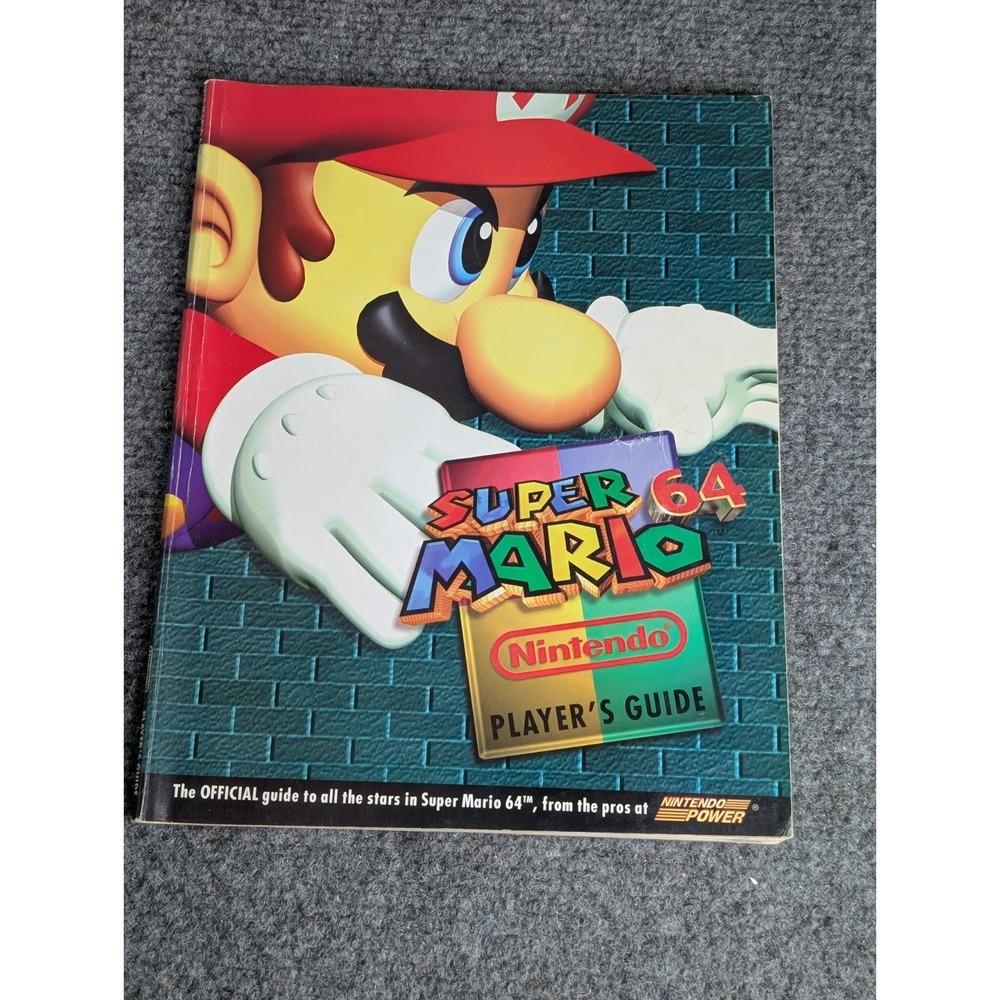 Super Mario 64: Nintendo Player's Guide Book Manual Nintendo Power N64 1996 READ